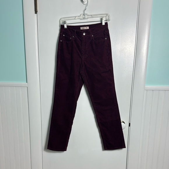 Boden 5 Pocket Cord Slim Jeans Deep Wisteria Size 2 Petite - Picture 2 of 11